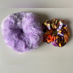 Minky scrunchies